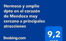 Hermoso y amplio dpto en el corazón de Mendoza muy cercano a principales atracciones